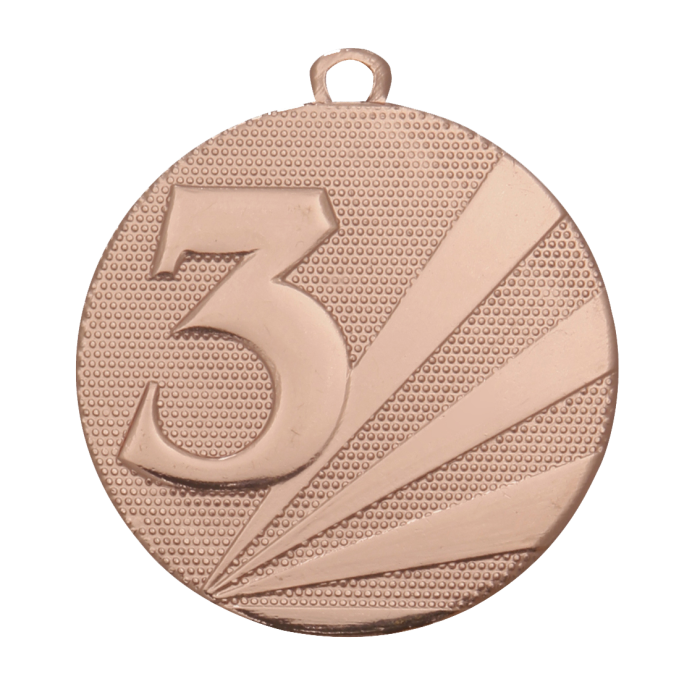 BRONZE 3RD PLACE RAY 50MM MEDAL ***SPECIAL OFFER 50% OFF RIBBON PRICE***